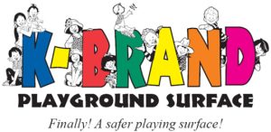 K-Brand playground surface logo